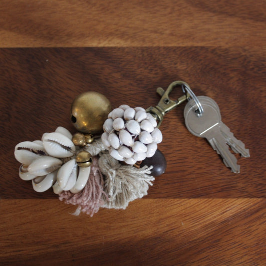 Porte-Clés Coquillage Fait Main