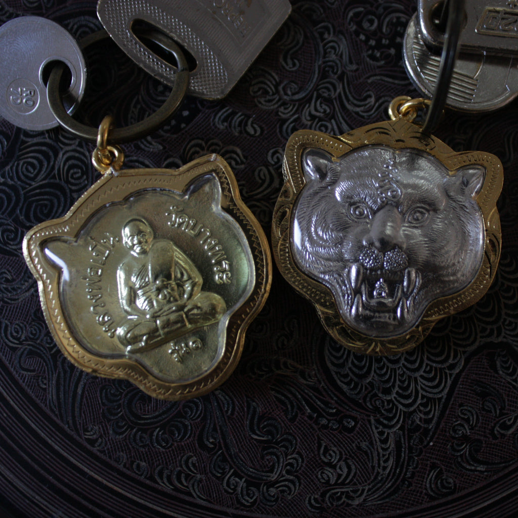 Porte-clés Amulette Tigre – Talisman de Force & Protection