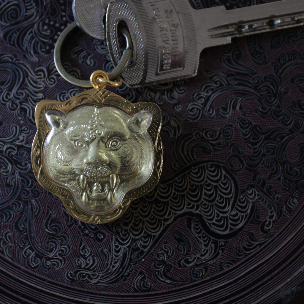 Porte-clés Amulette Tigre – Talisman de Force & Protection