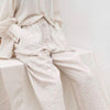 Pantalon Coton Femme Blanc