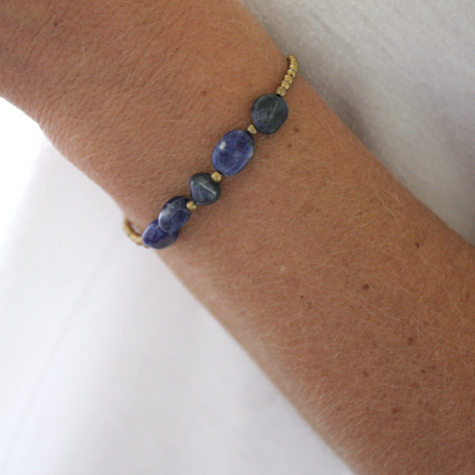 Bracelets en pierres Lapis Lazuli