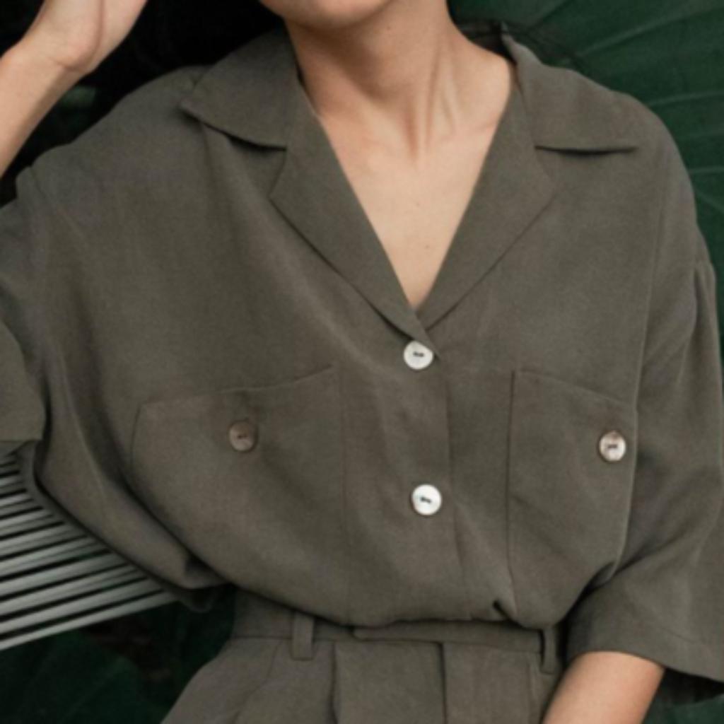 Chemise Femme Vert Olive
