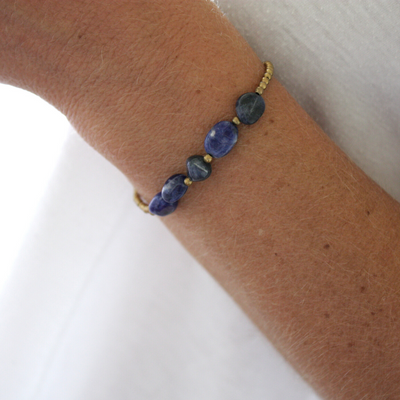 Bracelets en pierres Lapis Lazuli