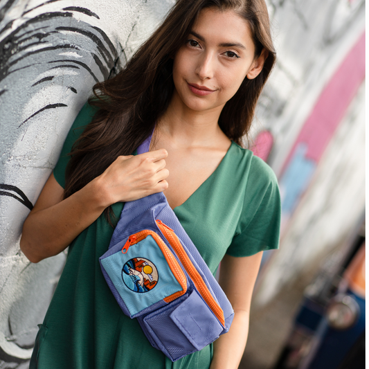 Sac Banane 80's violet