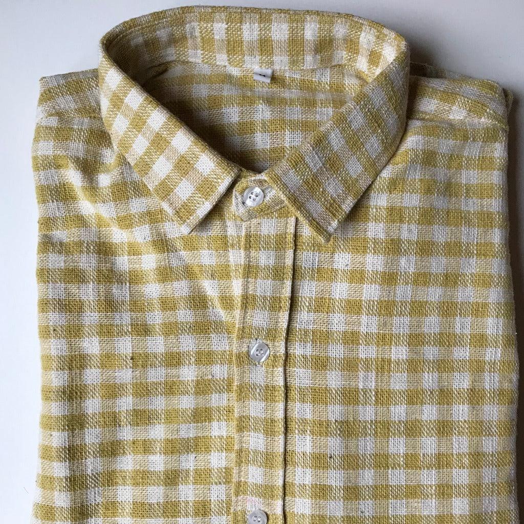Chemise Large à Carreaux Femme-Dame Pach Bangkok