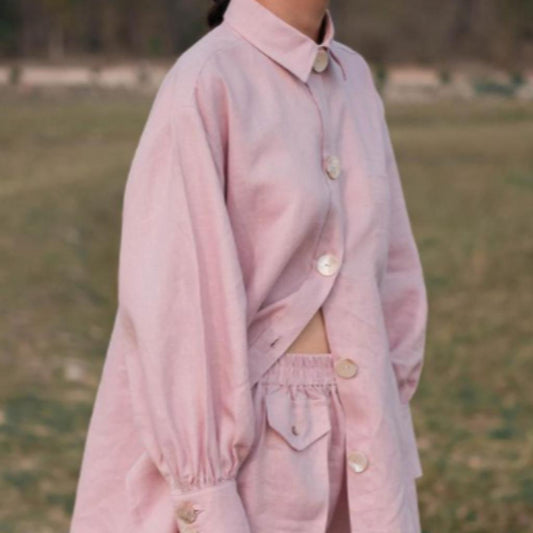 Chemise en Lin Friday Rose-Dame Pach Bangkok