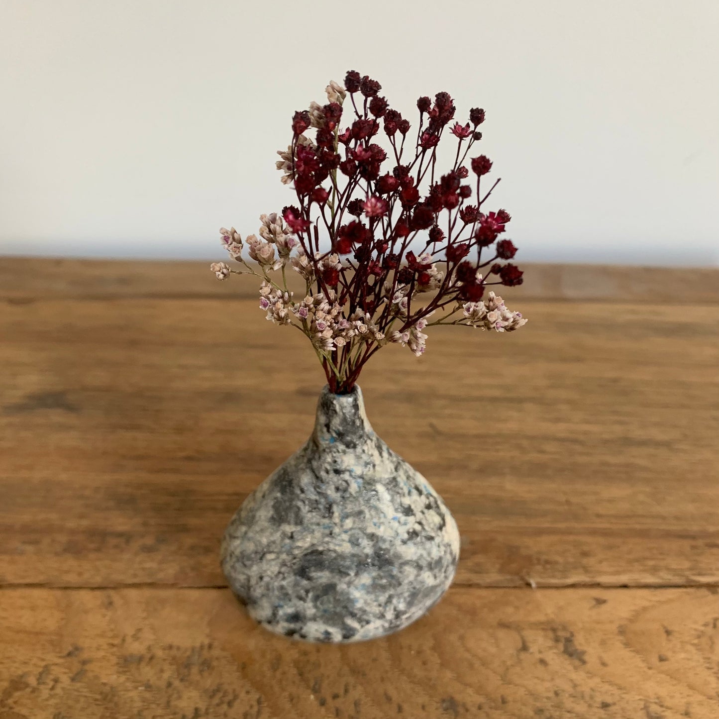Vase en Papier Recyclé 7 cm Gris