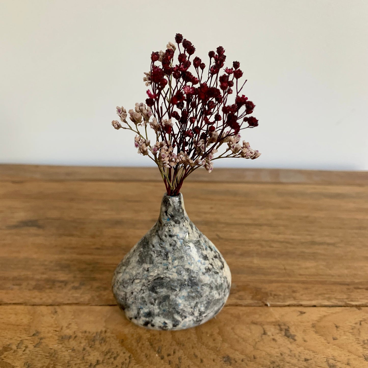Vase en Papier Recyclé 7 cm Gris