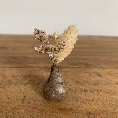 Mini Vase en Papier Recyclé 2,5 cm Brun