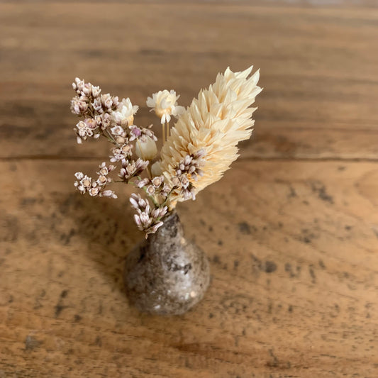 Mini Vase en Papier Recyclé 2,5 cm Brun