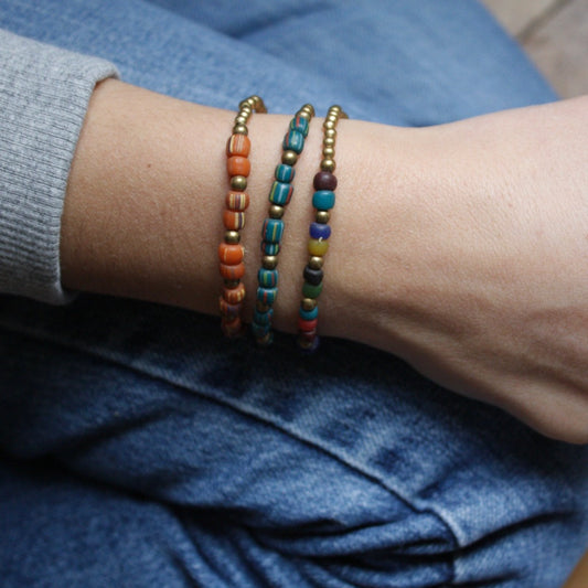 Bracelets en pierres du Népal