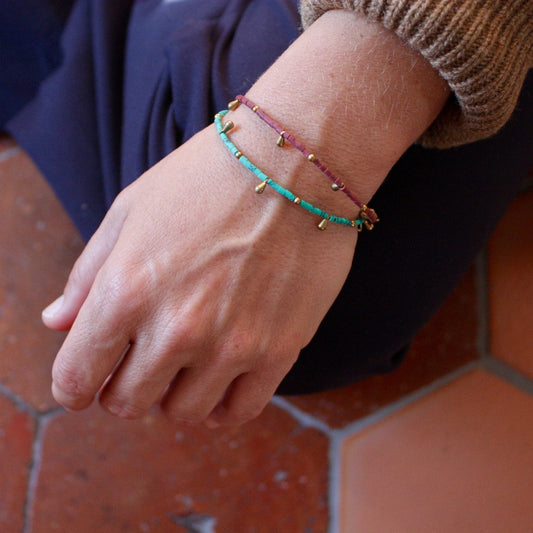 Bracelet pierres fines du Népal