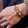 Bracelet doré pierres Clarky