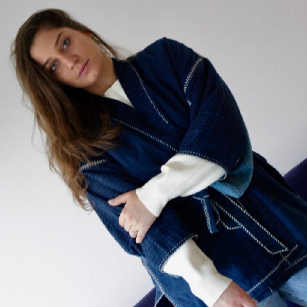 Veste Bleu Indigo